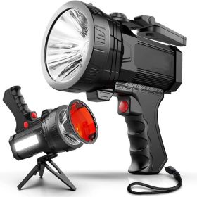 High Lumens LED Flashlight Rechargeable Spotlight