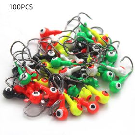 Five Color Fish Hook In Bulk (Option: Mixed color-3.5g-100PCS)