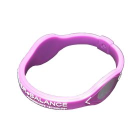 Silicone Energy Balance Bracelets (Color: Purple)