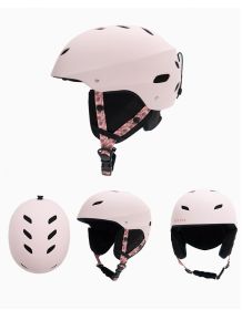 Child ski protective helmet (Option: Pink donuts)