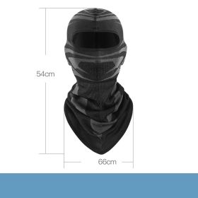 Headgear Outdoor Windproof Scarf Thickened (Option: 3style)