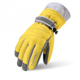 MaxProtect Winter Tech Gloves (Option: Yellow-S)