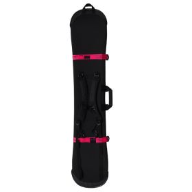 Dumpling Skin Snowboard Bag Protective Cover (Option: Black Rose Ribbon-Single shoulder-150CM to 159CM)