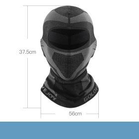 Headgear Outdoor Windproof Scarf Thickened (Option: 2style)