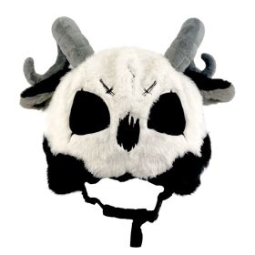 Snow Cartoon Face Protection Riding Ornament Hat (Option: Death)