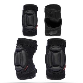 Roller Skating Single And Double Board Ski Hip Protection Set (Option: Knee and lbow-L)