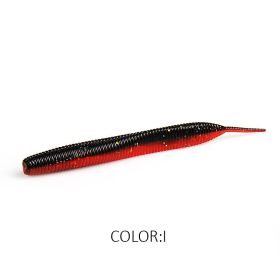 Larva 7.4cm10CM Road Subsoft Bait Monochrome Salt (Option: I-7.4cm 20pcs)